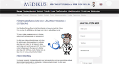 Desktop Screenshot of medikus.se