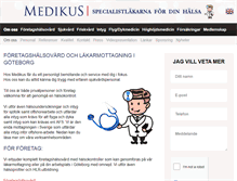 Tablet Screenshot of medikus.se